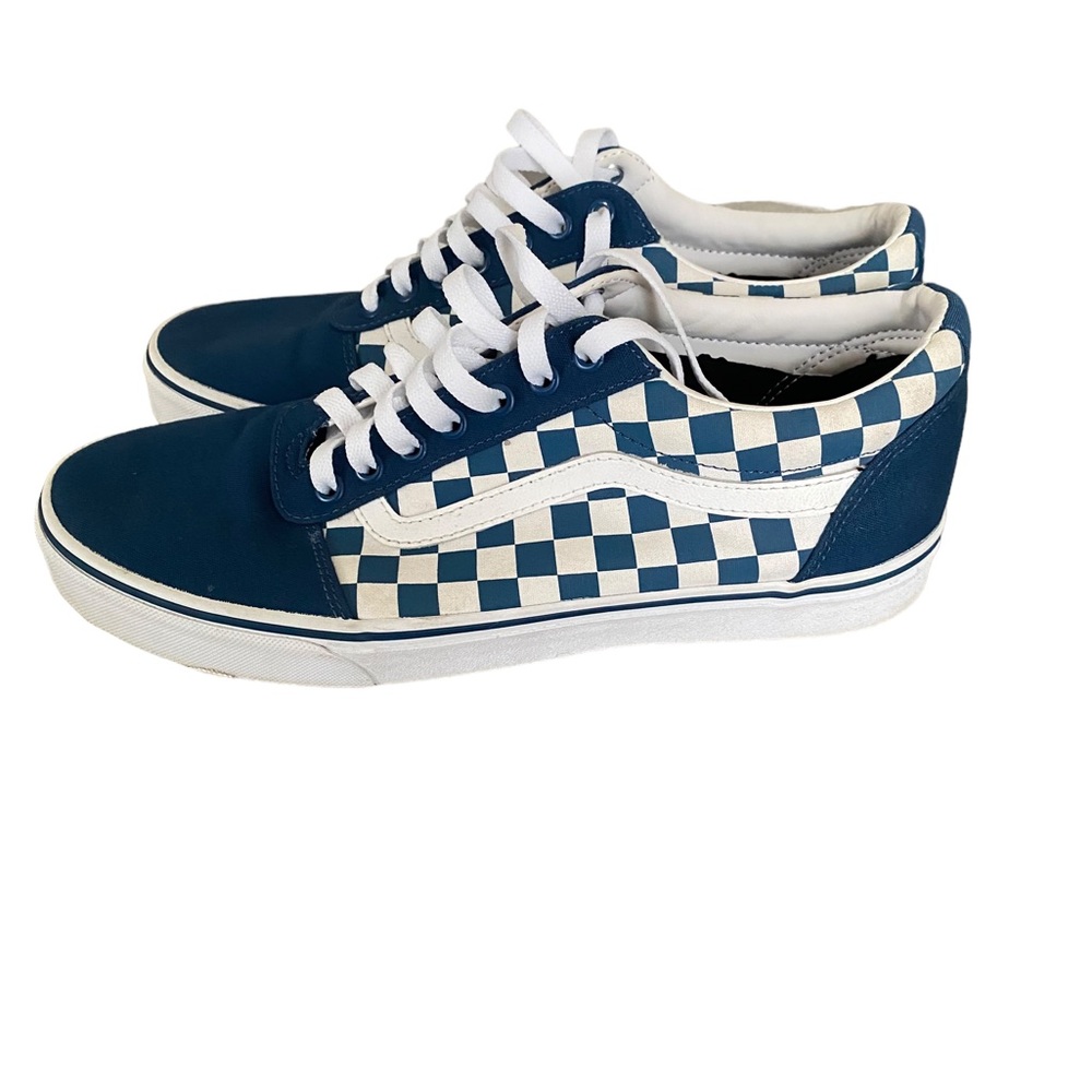 Vans Old Skool Blue Checkerboard Men’s Size 11 Shoe Skater